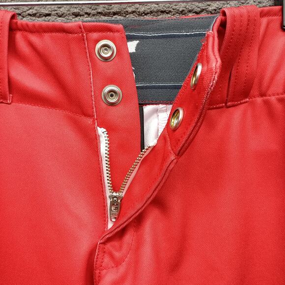 Maxim Athletic Kids Softball Baseball Athletic Pants Red - Picture 7 of 7